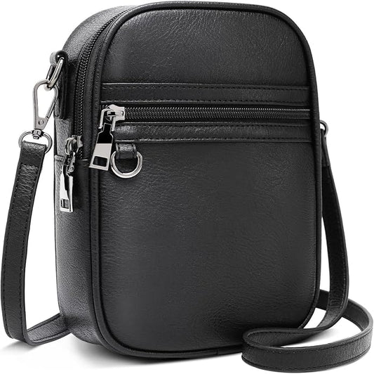GEMIU Small Crossbody Bags for Women Trendy, Vegan Leather Cross Body Purse, Shoulder Cell Phone Purse with Built in Wallet