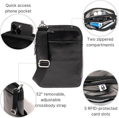 Baggallini Women's Modern Take Two Rfid Crossbody