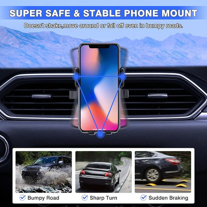 Karltys Car Phone Holder, Car Phone Mount Air Vent Hands Free, Dedicated Phone Stand for Mazda CX-5 2017-2025 CX5 Accessories Interior