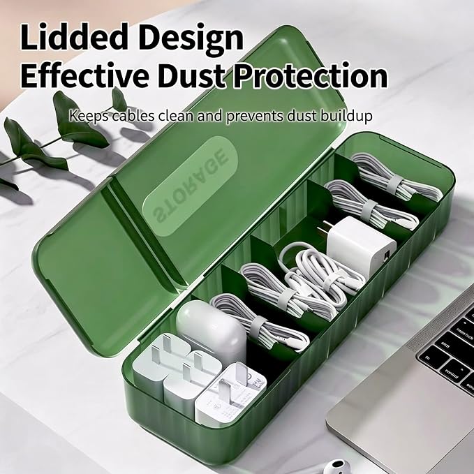 3 Pack Charger Cord Storage,Multipurpose Cable Organizer Bags, Fits Home Office Charger Organizers, Power Cord Organizer.