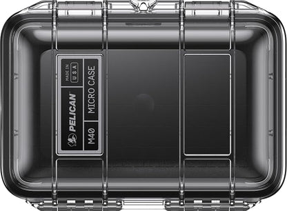 Pelican M40 Micro Case (Black/Clear)
