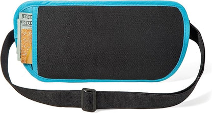 Travel Money Belt - Slim Passport Holder Travel Wallet with RFID Blocking Travel Pouch Undercover Fanny Pack for Women Men