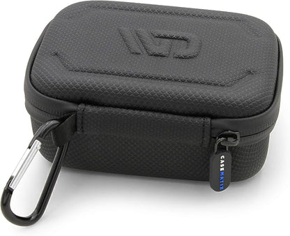 CASEMATIX Travel Case Compatible With DJI Mic 2 Wireless Microphone Kit or Original - Compact Lavalier Microphone Protection to Carry Lav Mic in Charging Case and Small Accessories