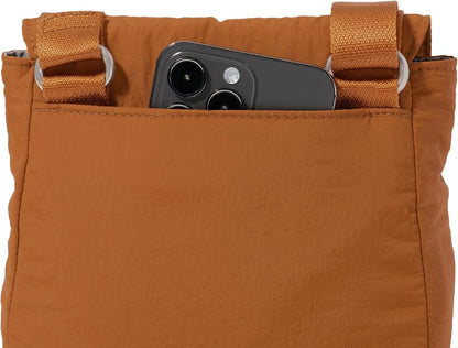Baggallini Swift Flap Mini Crossbody - 6.3"x7" Lightweight Small Travel Purse with Crossbody Strap and RFID