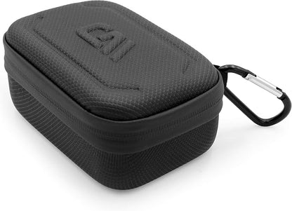CASEMATIX Travel Case Compatible With DJI Mic 2 Wireless Microphone Kit or Original - Compact Lavalier Microphone Protection to Carry Lav Mic in Charging Case and Small Accessories