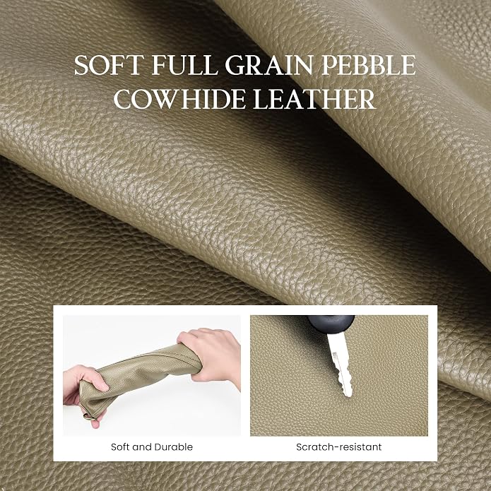 befen Genuine Leather Wristlet Wallet for Women Soft RFID Leather Clutch Purse with Built in Wallet Trendy Crossbody Bag