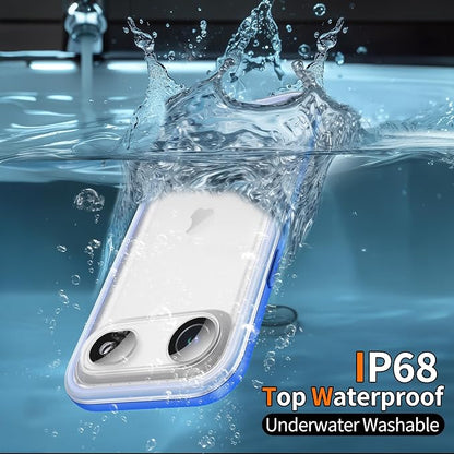 Cozycase TOP Waterproof Case for iPhone Air - Military Heavy Duty 360 Shockproof Full Body with Screen Camera Protector Double IP68 Water Dust Drop Proof Hard Rugged Tough Front Back Slim Cover