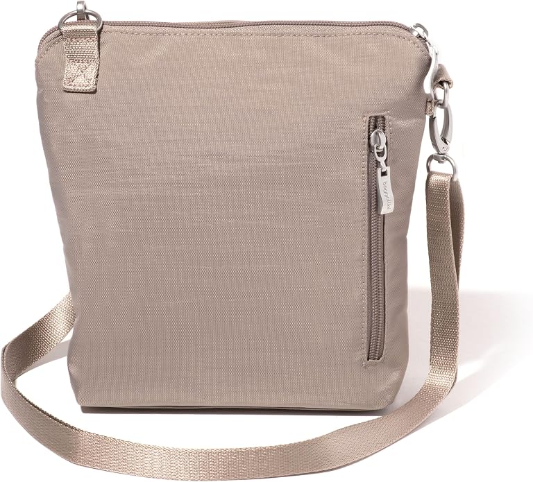 Baggallini Modern Pocket Crossbody Bag for Women, 8.5"x8.5" Handbag Purse with RFID, Lightweight Water-Resistant