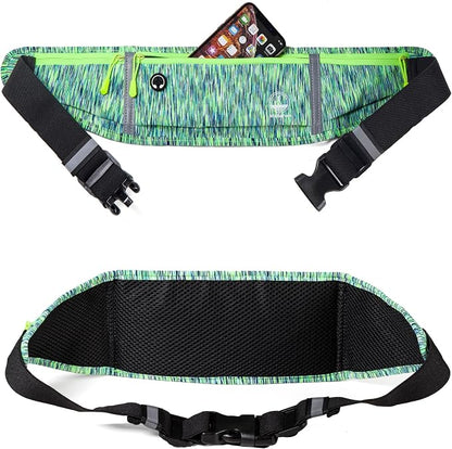 Slim Running Belt Fanny Packs for Women Men, Waist Pack Running Fanny Pack Money Belt Phone Holder for Running Sports Hiking Cycling