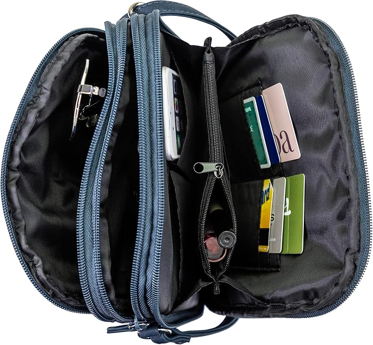 Multisac Women's MultiSac North South Mini Zip Around Crossbody