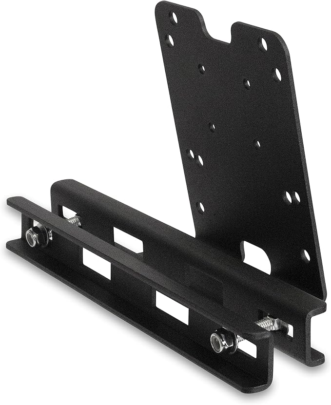 ARKON Mounts Taxi Headrest Mount for Tablet, Mobile Printer, or Payment Terminal, Heavy Duty Metal 2-Post Headrest Mount, 4-Hole AMPS and VESA 75 Compatible