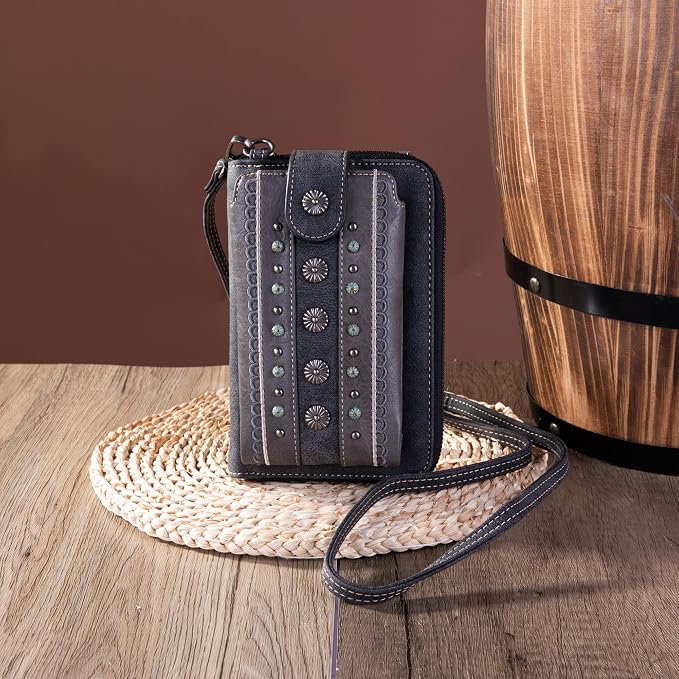 Montana West Small Crossbody Bags for Women Western Handbag with Cash Slots