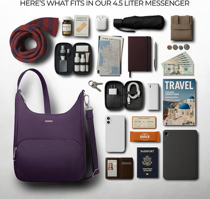 Travelon Anti-Theft Classic Essential Messenger Bag