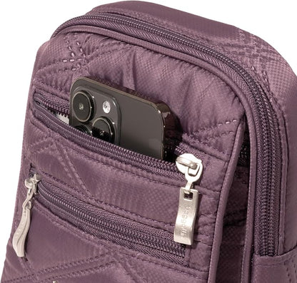 Baggallini Journey Crossbody Bags for Women 9x6 Small Lightweight Travel Handbag W/RFID