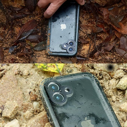 SPORTLINK for iPhone 16 Plus Case - IP68 Waterproof Military Protective Full Body Heavy Duty Shockproof 360 Sealed Dustproof with Camera Screen Protector Cover for i Phone 16 Plus 6.7" Black