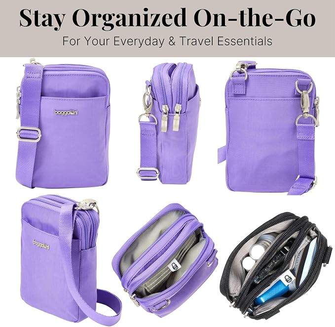 Baggallini Women's Modern Take Two Rfid Crossbody