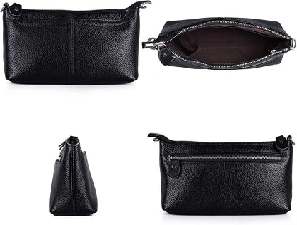 befen Genuine Leather Wristlet Clutch Wallet Purses Small Crossbody Bags for Women with RFID Blocking Card Slots
