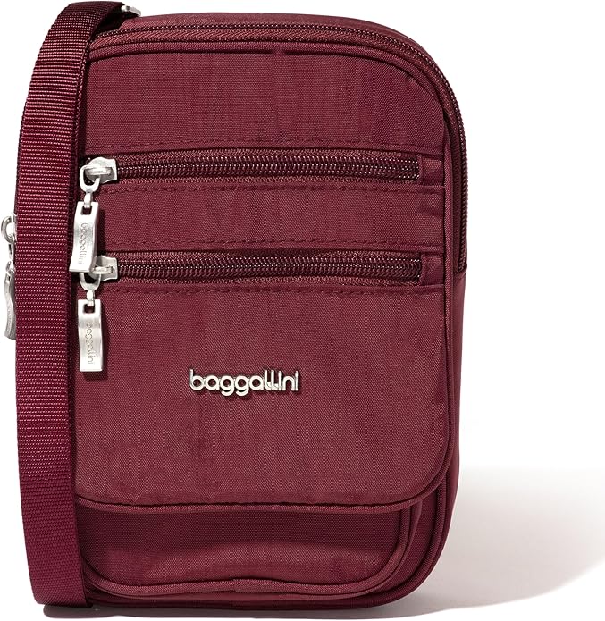 Baggallini Journey Crossbody Bags for Women 9x6 Small Lightweight Travel Handbag W/RFID