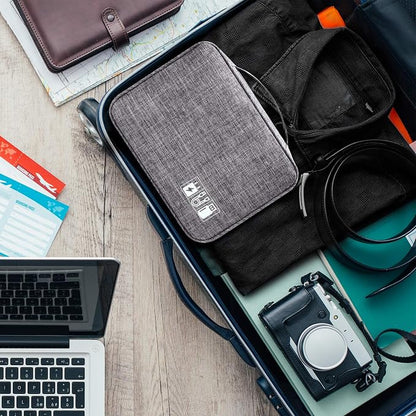 SELLYFELLY Electronics Organizer Travel Universal Cable Organizer Bag Waterproof Electronics Accessories Storage Cases for Cable, Charger, Phone, USB, SD Card, Hard Drives, Power Bank, Cords