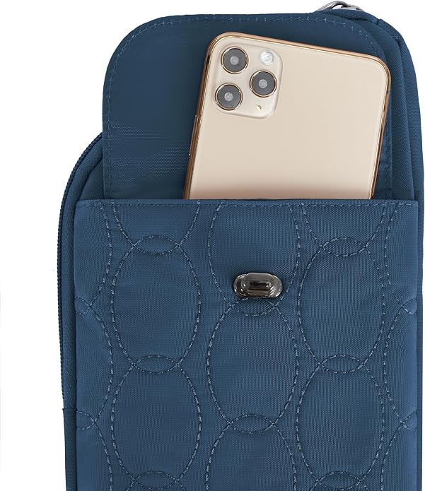 Travelon Anti-Theft Runways Slim Assymetric Crossbody
