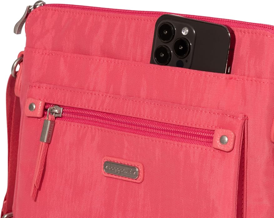 Baggallini womens Go Bagg With Rfid Phone Wristlet