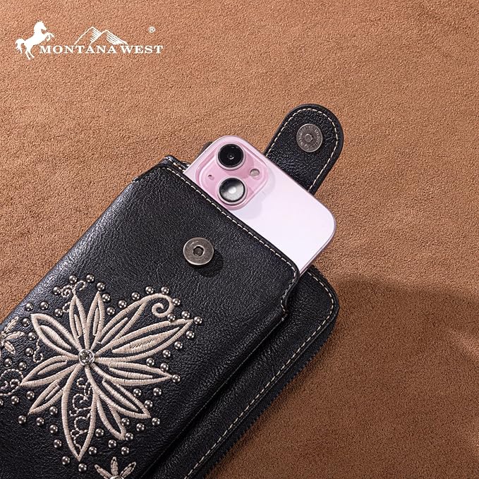 Montana West Small Crossbody Bags for Women Western Handbag with Cash Slots