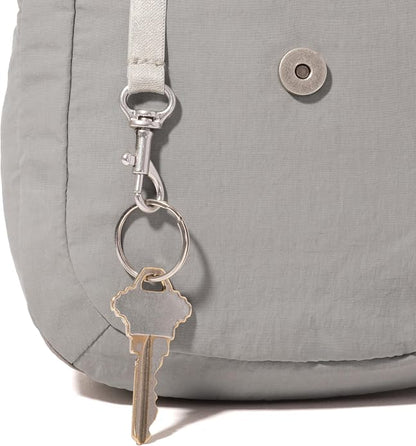 Baggallini Swift Flap Mini Crossbody - 6.3"x7" Lightweight Small Travel Purse with Crossbody Strap and RFID