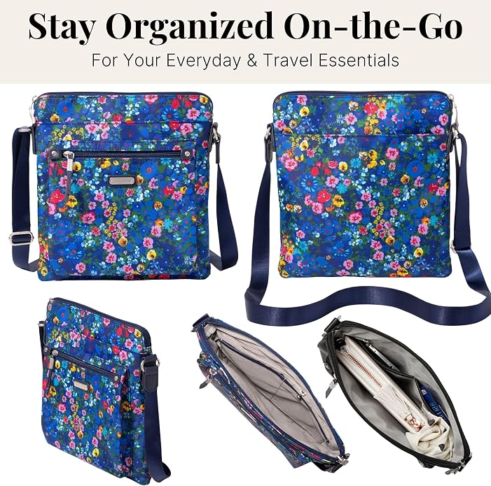 Baggallini womens Go Bagg With Rfid Phone Wristlet