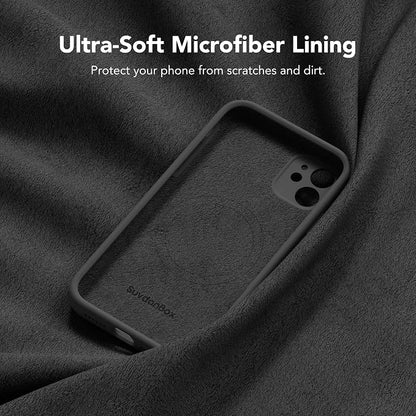 Magnetic for iPhone 11 Phone Case Silicone, Compatible with MagSafe, [Full Camera Protection][Screen Protector] Slim Shockproof Protective Case for iPhone 11 6.1", Black