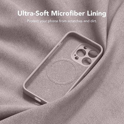 Magnetic for iPhone 14 Pro Case, Compatible with MagSafe, [Full Camera Protection][Screen Protector] Silicone Shockproof Protective Phone Case for iPhone 14 Pro 6.1", Hazel
