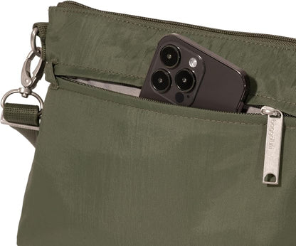 Baggallini womens Securtex Anti-theft Memento Crossbody Bag