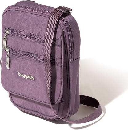 Baggallini Journey Crossbody Bags for Women 9x6 Small Lightweight Travel Handbag W/RFID