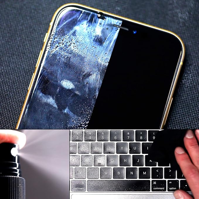 cellhelmet DISTEK Max Screen & Phone Cleaner | 70% Isopropyl Alcohol Formula | Safe for All Devices | Anti-Streak & Fast-Drying | 30mL Travel Size | As Seen on Shark Tank | Retail Packaging