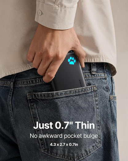 INIU Portable Charger with Flashlight, 45W Fast Charging Tablet Power Bank with USB C Cable, 10000mAh Powerbank, Battery Pack for iPhone 17 16, iPad, Samsung S25 etc Travel Essential, Emergency Light