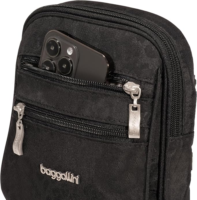 Baggallini Journey Crossbody Bags for Women 9x6 Small Lightweight Travel Handbag W/RFID