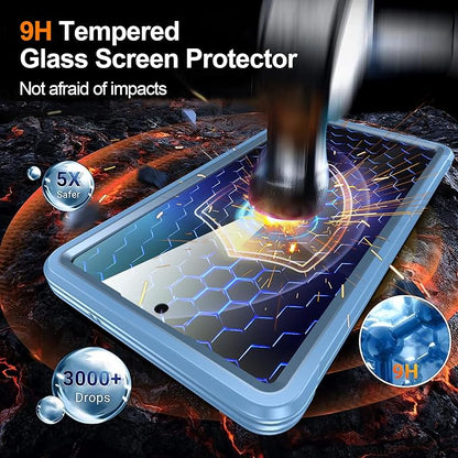 Magnetic Privacy Case for Samsung Galaxy S25 Ultra, Military Grade Protection, Fit for MagSafe, Anti Peep Privacy Screen Protector Soft Edge Full Camera Lens Protected Shockproof Anti Spy Phone Case