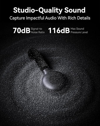 Hollyland Lark M2S Ultimate Combo (Camera RX+USB-C RX+Lightning RX) Wireless Lavalier Microphone for iPhone/Camera/Android/PC, Compact Mic, Titanium Clip, Noise Cancelling, Content Creation