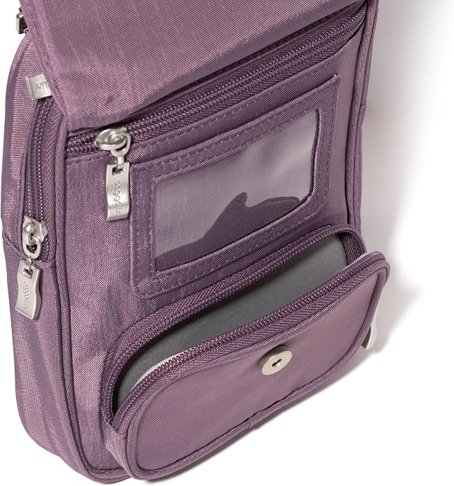 Baggallini Journey Crossbody Bags for Women 9x6 Small Lightweight Travel Handbag W/RFID