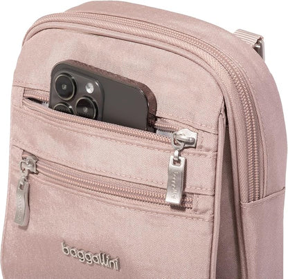 Baggallini Journey Crossbody Bags for Women 9x6 Small Lightweight Travel Handbag W/RFID