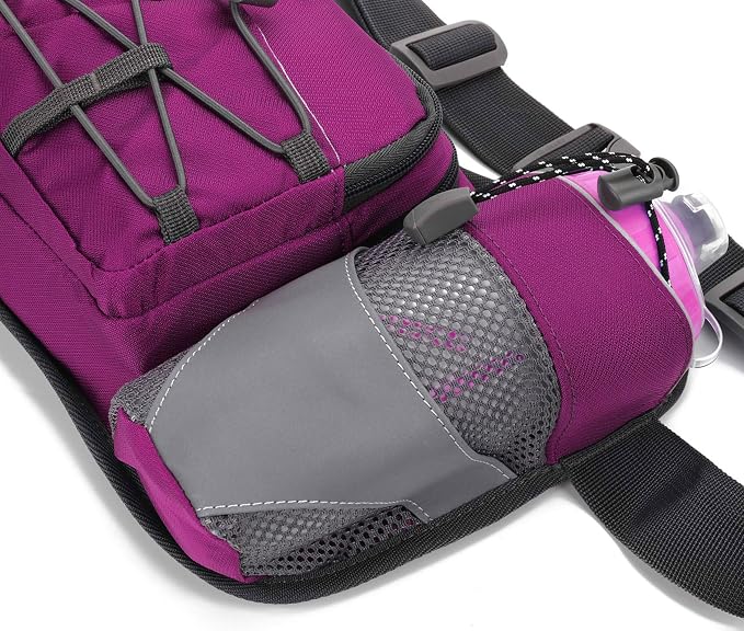 Waist Pack with Water Bottle Holder for Running Walking Hiking Fanny Pack Hydration Belt