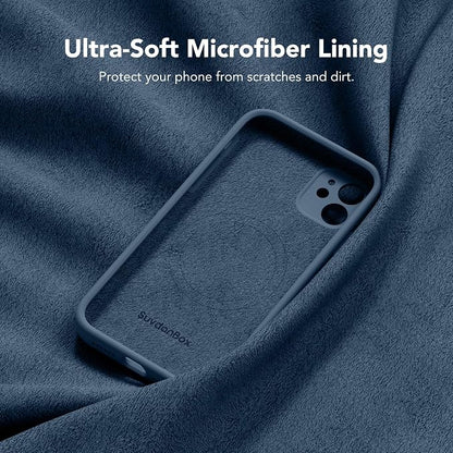 Magnetic for iPhone 11 Phone Case Silicone, Compatible with MagSafe, [Full Camera Protection][Screen Protector] Slim Shockproof Protective Case for iPhone 11 6.1", Deep Blue