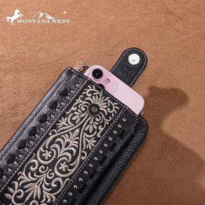 Montana West Small Crossbody Bags for Women Western Handbag with Cash Slots