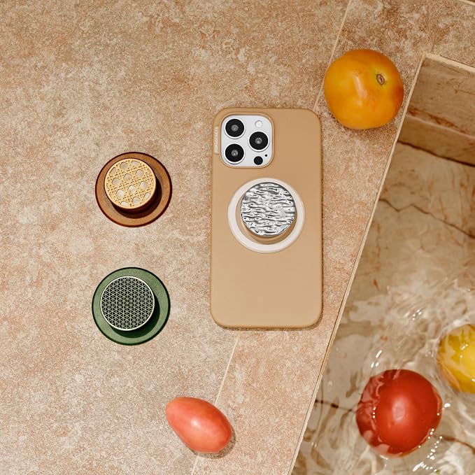 PopSockets Phone Grip for MagSafe, Magnetic Holder, Phone Stand, Brown - Raising Cane