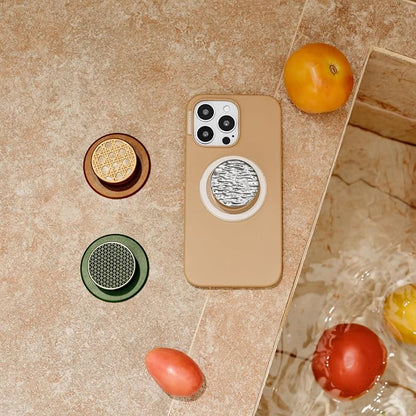 PopSockets Phone Grip for MagSafe, Magnetic Holder, Phone Stand, Brown - Raising Cane