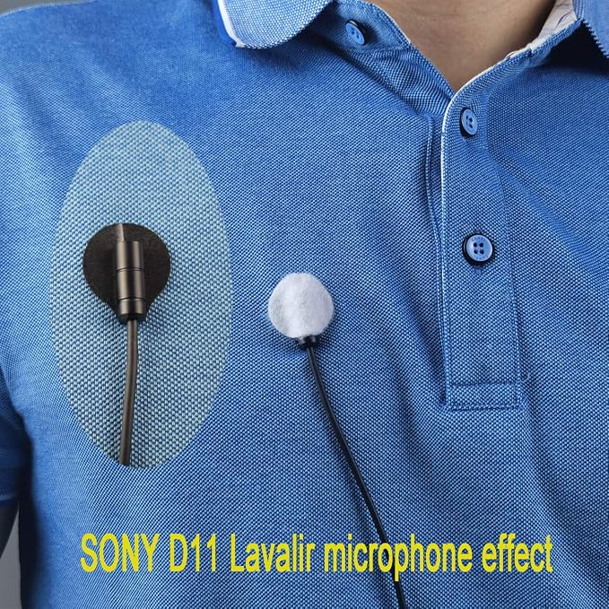 Undercover with 40 Stickies and 40 Fabric Discs for Hiding Lavalier Microphones and Reduce Wind Noise, 20 of Each Black/White