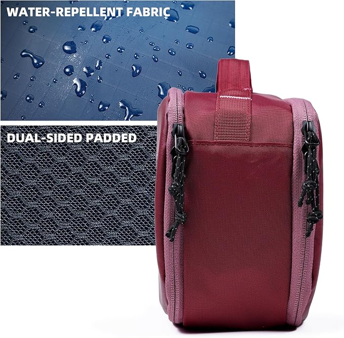 Accessories Bag & Tech Pouch | Organizer for Cables, Electronics & Everyday Essentials, Water-Repellent, Dual-Sided Padded