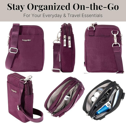 Baggallini Women's Modern Take Two Rfid Crossbody