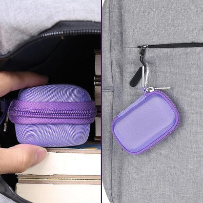 khanka Hard Travel Case Replacement with Anker 621 Nano Power Bank,5,000mAh Portable Charger,Case Only (Purple)