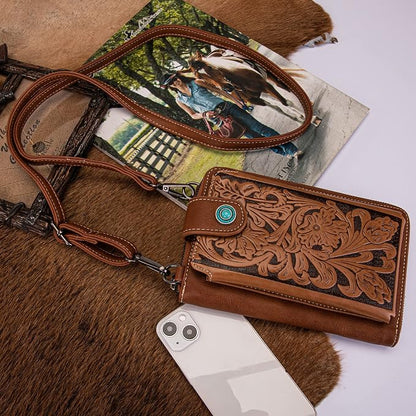 Montana West Small Crossbody Bags for Women Western Handbag with Cash Slots