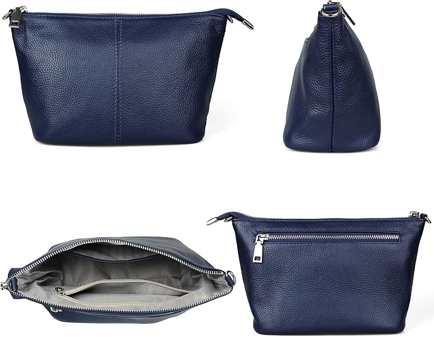 befen Genuine Leather Wristlet Clutch Wallet Purses Small Crossbody Bags for Women with RFID Blocking Card Slots